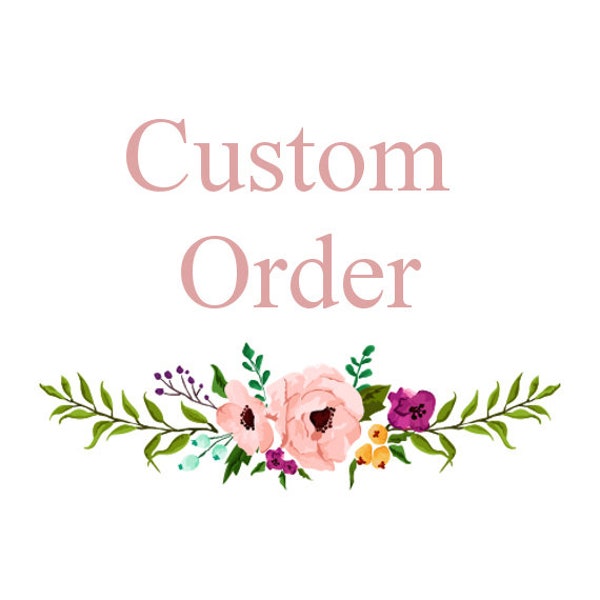 Custom Order-Add a Crystal Birthstone - Silver/Gold/Rose Gold