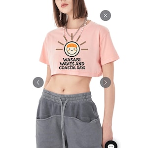 Snow Washed Crop Top