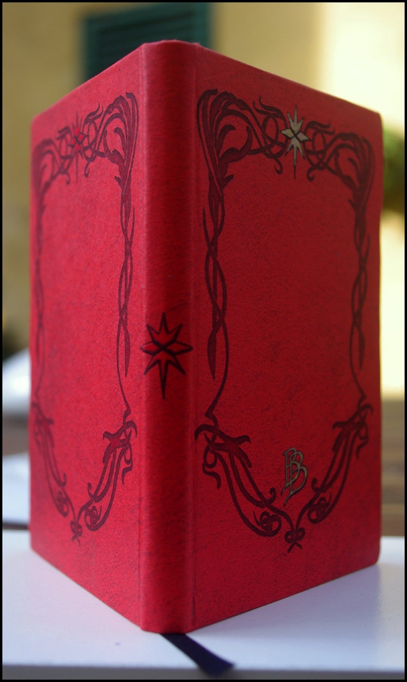 The Hobbit, The Red Book of Westmarch Fanmade Handmade A6 Dimension Blank Pages image 3