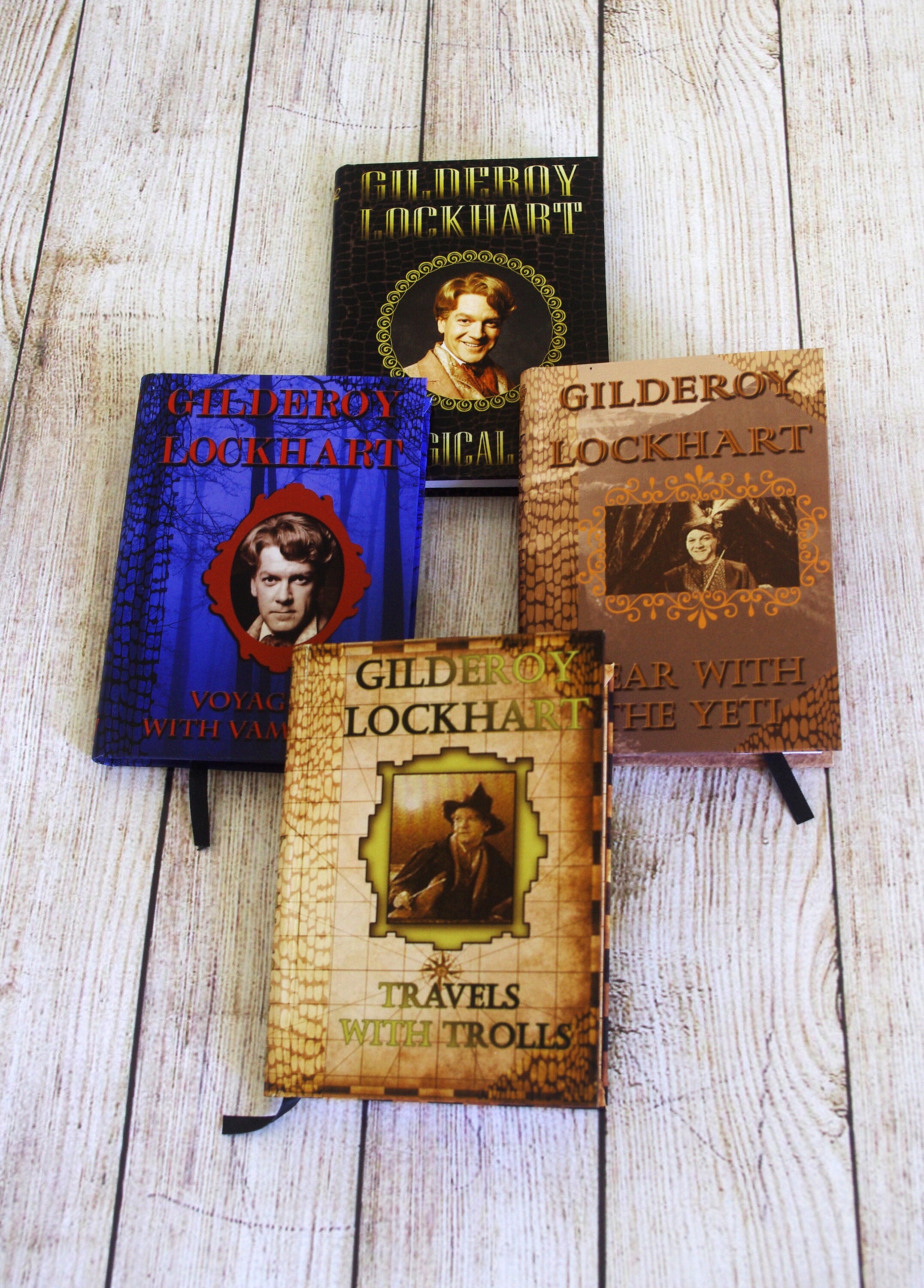 Set of 4 Gilderoy Lockhart Fanmade Sketchbook A6 Blank Pages | Etsy