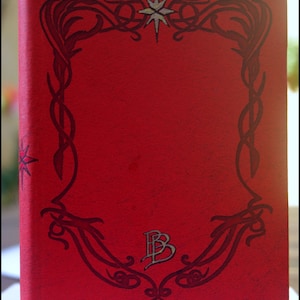 The Hobbit, The Red Book of Westmarch Fanmade Handmade A6 Dimension Blank Pages image 1