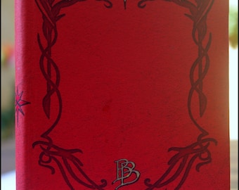 The Hobbit, The Red Book of Westmarch Fanmade Handmade [A6 Dimension - Blank Pages]