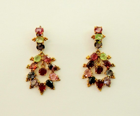 Chunky Gemstone Earring.