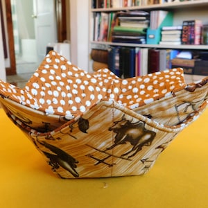 Cotton Bowl Cozies (Set of 2): Microwavable Kitchen Bowls