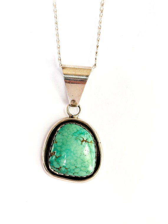 Sterling Silver Turquoise  Pendant