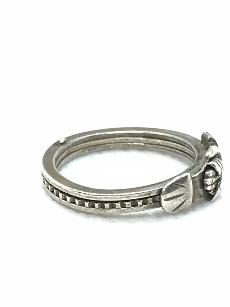 Sterling Silver Fede Gimmel Ring Betrothal Ring Puzzle Ring