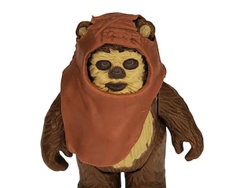 Original Star Wars WICKET WARRICK Hood Ewok 1984 Kenner Action Figure ROTJ M11