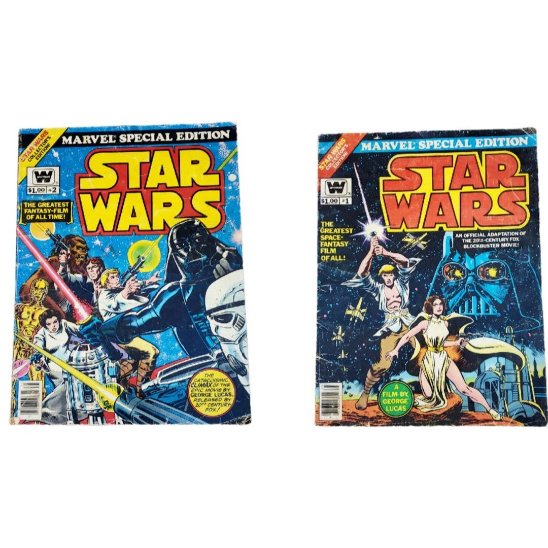 Star Wars 1 & 2 Marvel Special Edition Treasury Size Whitman Etsy