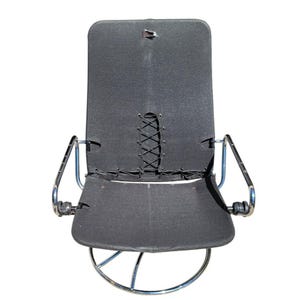 Vintage Ekornes Stressless Chrome Recliner Chair Frame Only – Made in Norway