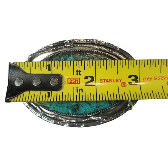 Native American Labradorite Turquoise Silver Belt… - image 9