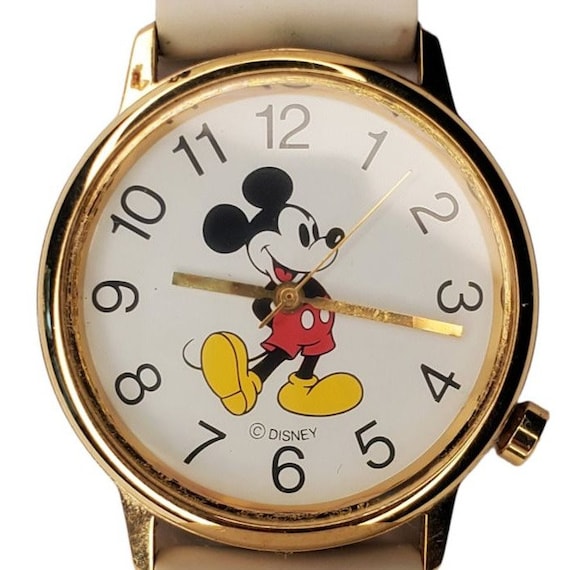 Disney‎ Parks Mickey Mouse Ladies Watch New Battery 20MM 6.5\