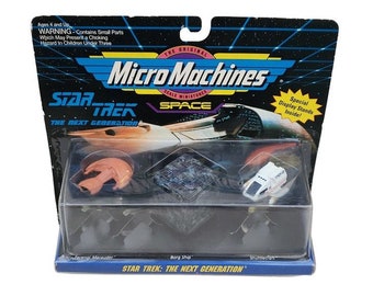 Micro Machines Space Star Trek Next Generation Borg Set #4 Galoob 1994 65825 (M2