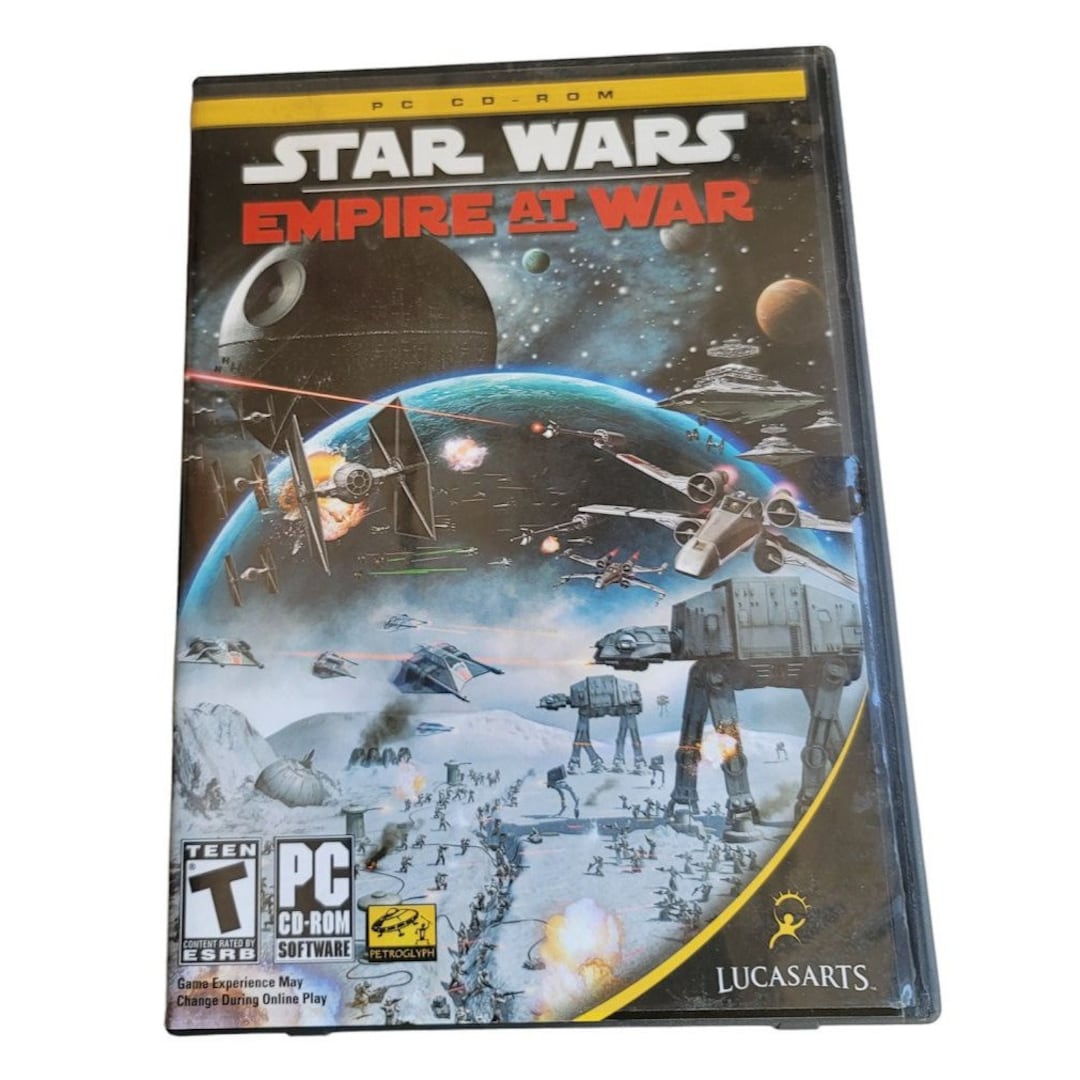 Star Wars Empire at War Pc CD-ROM 2-disc 2006 Lucasarts for