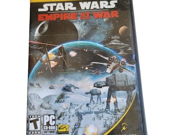 Star Wars Empire at War Pc CD-ROM 2-disc 2006 Lucasarts for