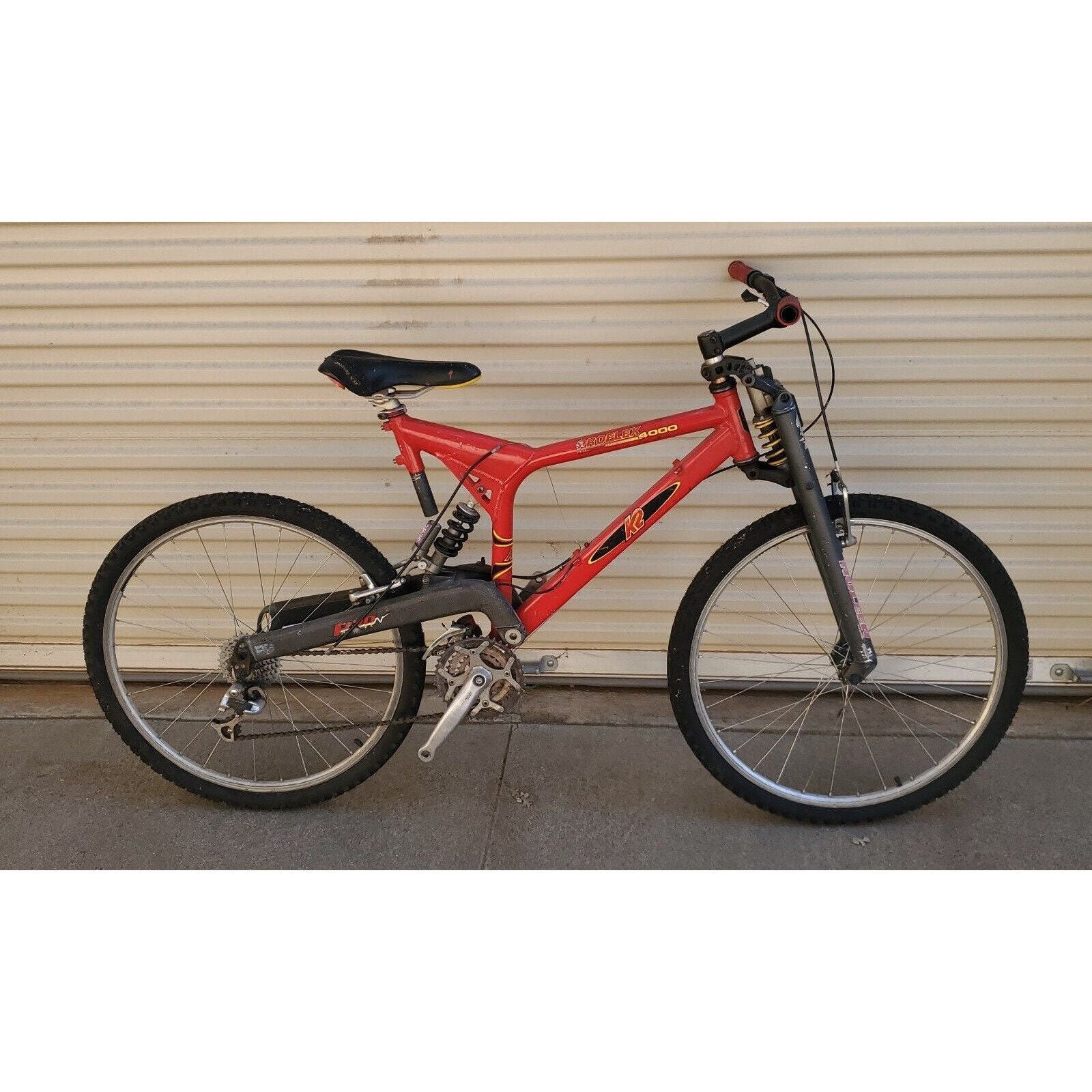 Vintage K2 Proflex 4000 20.5 Frame Carbon Fiber Full Suspension Mountain Bike Etsy Canada
