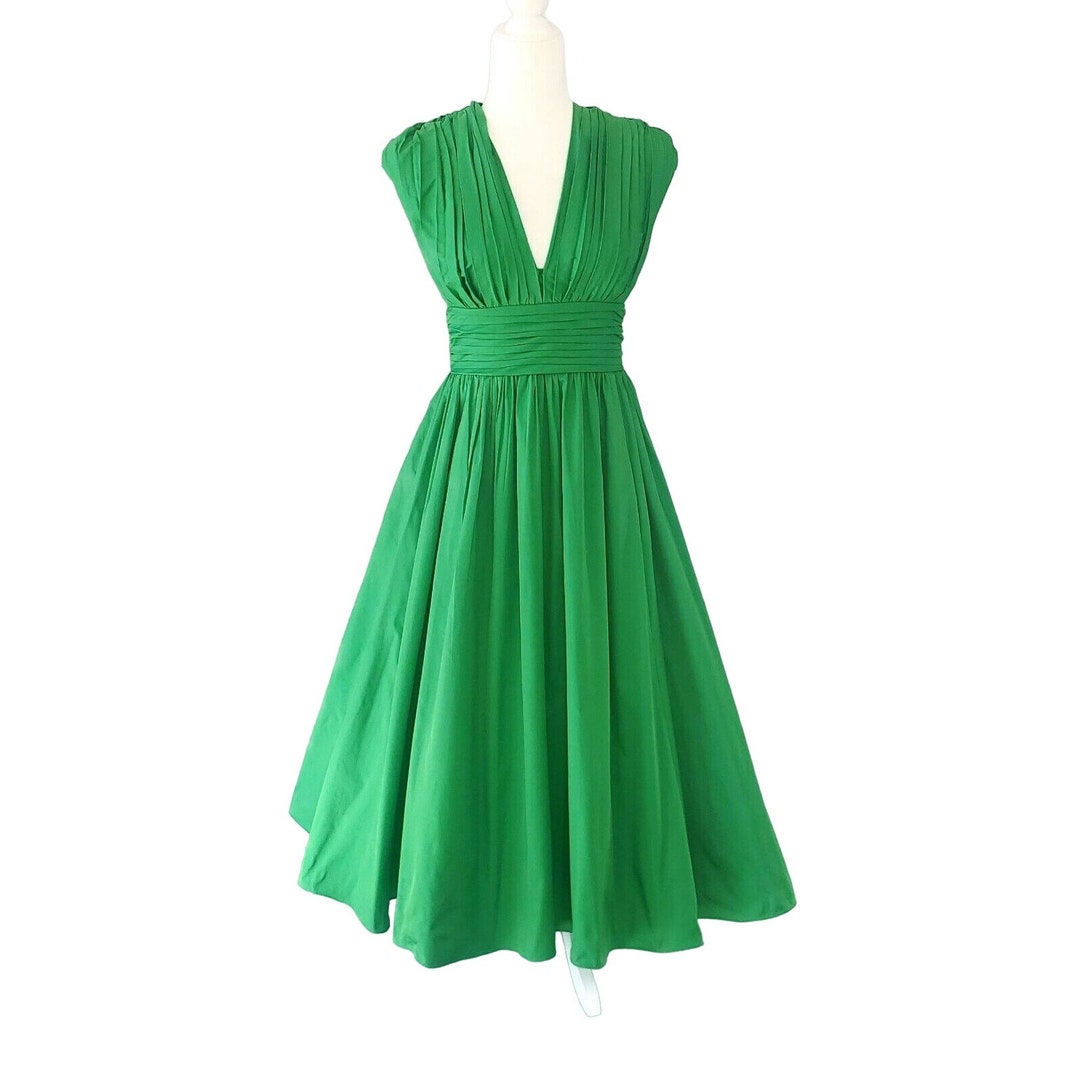 TR Designs Kelly Green Dress Formal Prom Cocktail Party - Etsy