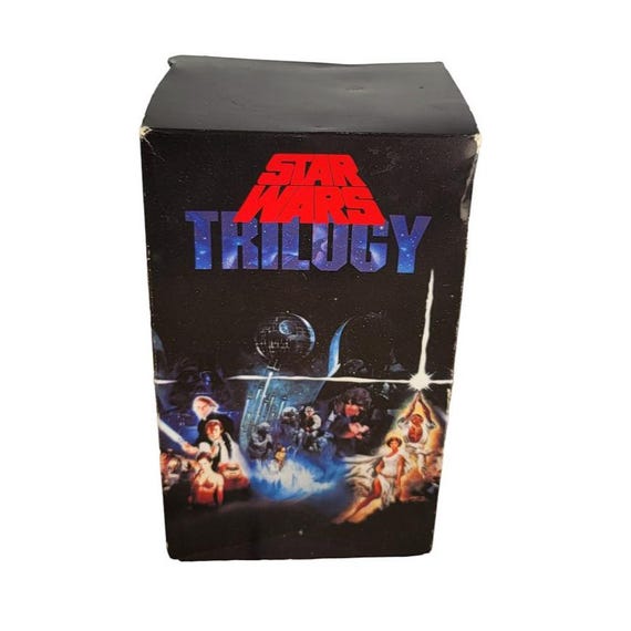 Star Wars Trilogy VHS 1990 CBS FOX Release 3 Tapes Sealed Outer
