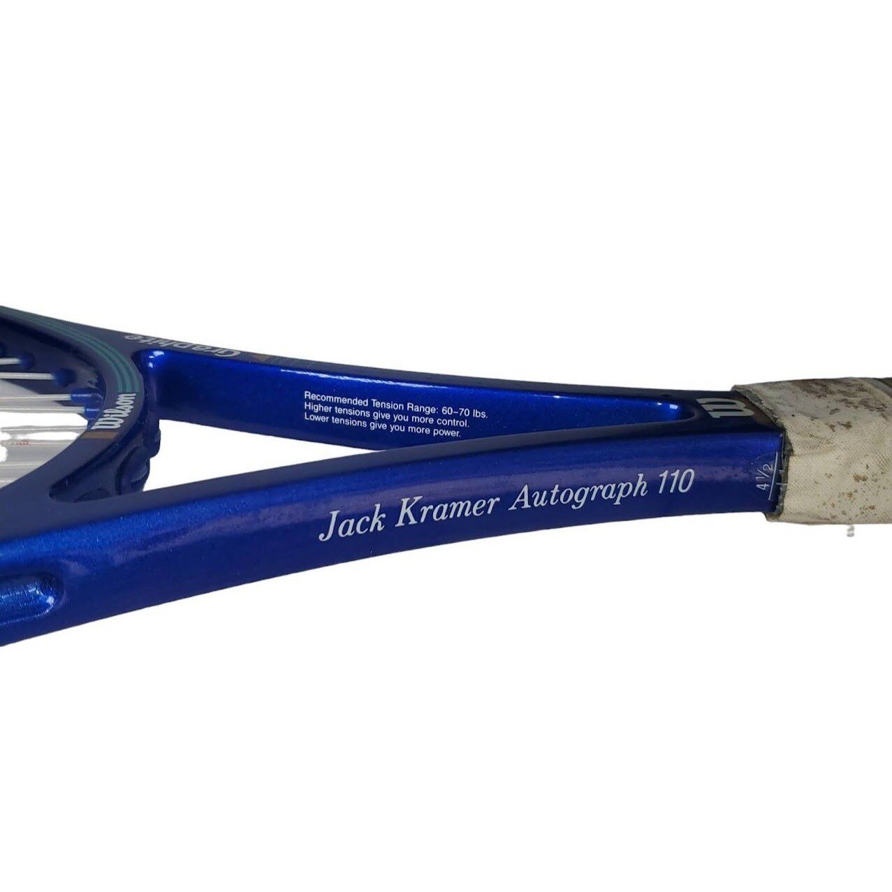 Raquette De Tennis Wilson Jack Kramer Autographe 110 - Graphite - Occasion Bon état - Taille 4 1/2