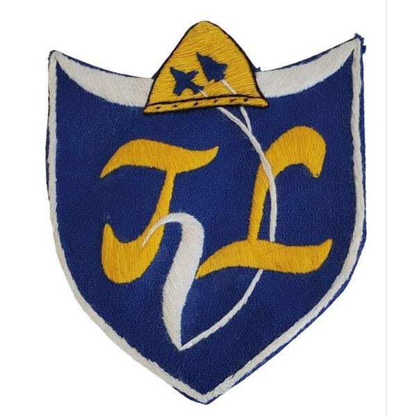 Vietnam WWII Embroidered Uniform Patch FIS Fighter Interceptor Squadron Pin Back
