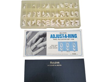 Bulova Adjust-A-Ring Adjuster Set #108 Single Double Large Knuckles Unisex (M6)