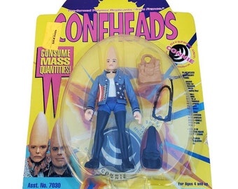 Vintage Coneheads Acton figures Connie Playmates SNL Consume Mass Quantities M3)