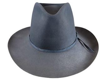 Vintage Resistol Beaver Felt Cowboy Hat - Western Wear, Size 7 1/4