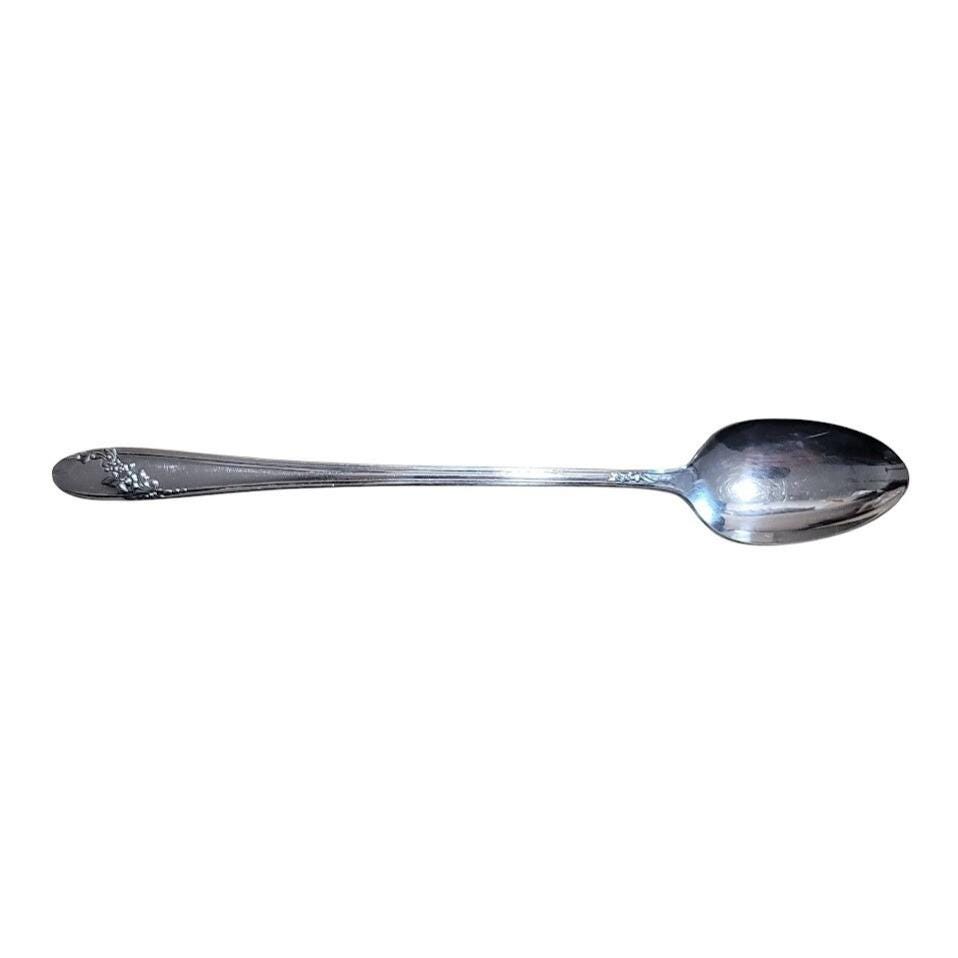 Iced Tea Spoon Queen Bess II 1946 Oneida Community Tudor Plate 7.5