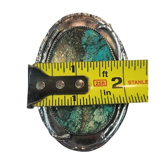 Native American Labradorite Turquoise Silver Belt… - image 8