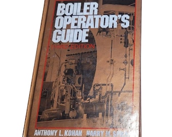 1991 Boiler Operator's Guide Third Edition by Anthony L. Kohan Hardcover M33