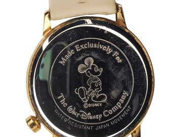 Disney Gold and Black Women\'s WatchThrough The Years. Leather Band. Mickey Mouse Disney Mickey Mouse Women main image 3