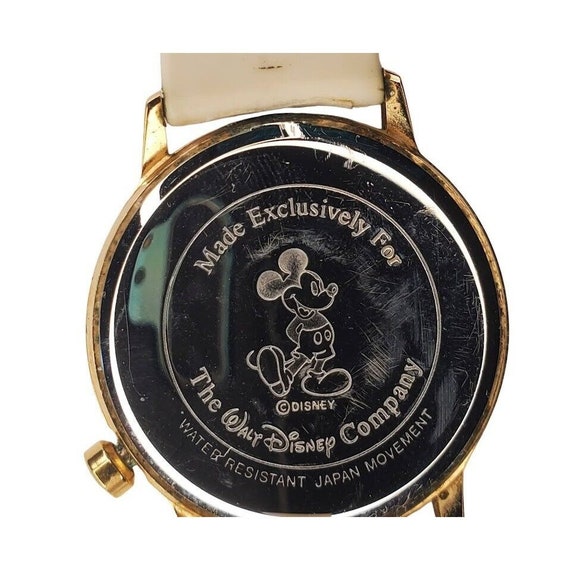 VTG Mickey Mouse Watch Ladies Gold Tone Round Exclusively  display picture 2