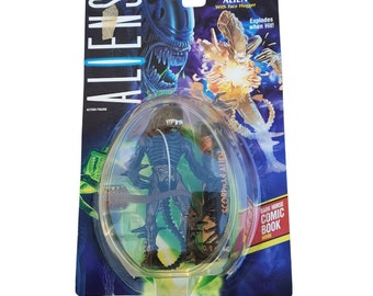 VINTAGE 1992 Kenner Aliens Scorpion Alien With Face Hugger Action Figure #65730