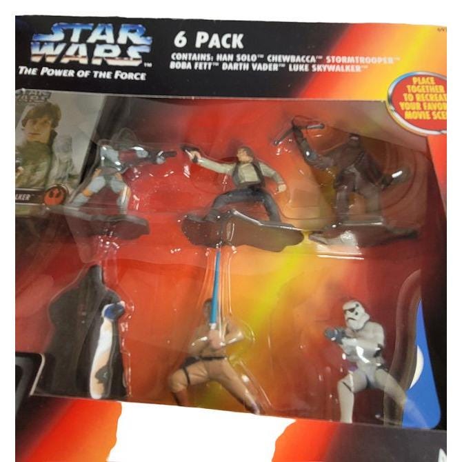 Star Wars Diecast Action Figures 6 Pack the POWER of THE FORCE