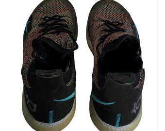 Nike Mens Zoom KD 11 Multicolor Black Rainbow Kevin Durant - Main Image