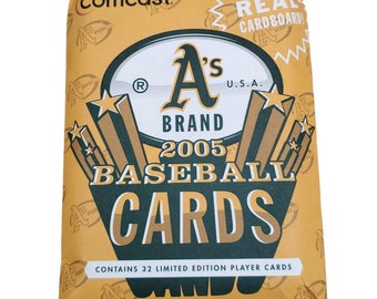 Promotional 32 Baseball Cards Player Set 2005 Oakland Athletics A's Comcast (M8)