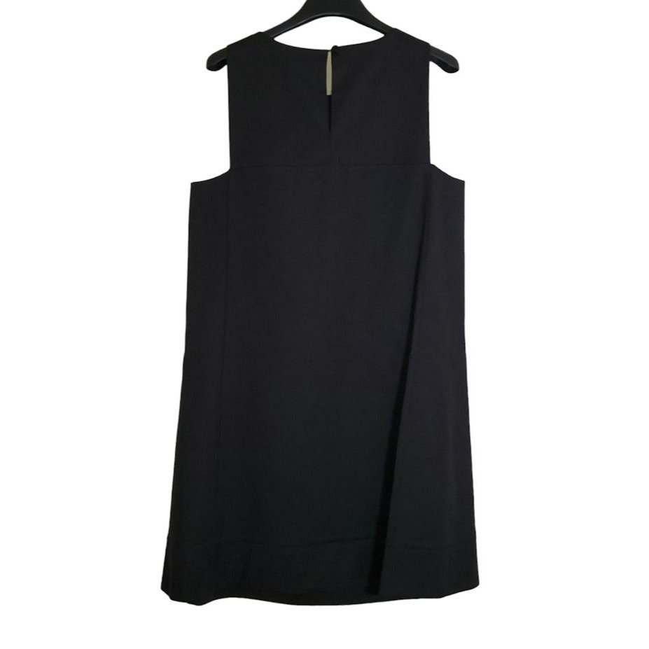 TWINSET Simona Barbieri Black Shift Dress Halter Top Spring Streetwear EU42/US6