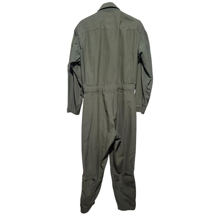 Officers Coveralls Flyers Flight Suit 42R Green Flame Resistant