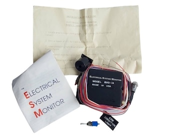 Aircraft Electrical Systems 14V Monitor P/N 800-14 ESM Switch Light NEW