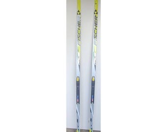 Fischer RCS Classic Plus 200cm Cross Country Skis Salomon SNS Bindings