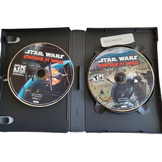Star Wars Empire at War Pc CD-ROM 2-disc 2006 Lucasarts for