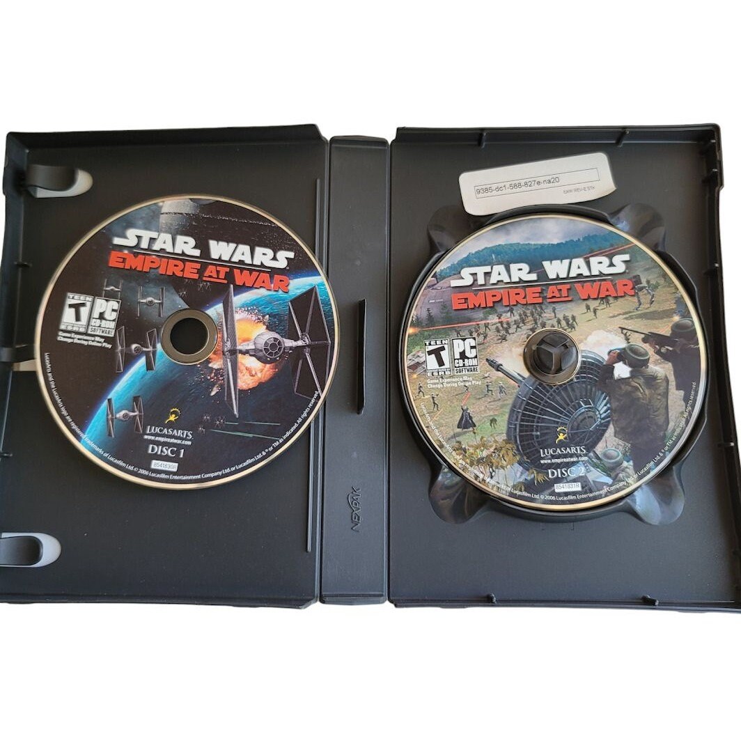 Star Wars Empire at War Pc CD-ROM 2-disc 2006 Lucasarts for