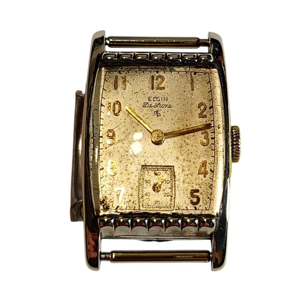 Elgin Deluxe 624 Movement 10k Gold Filled Watch for Parts/repair