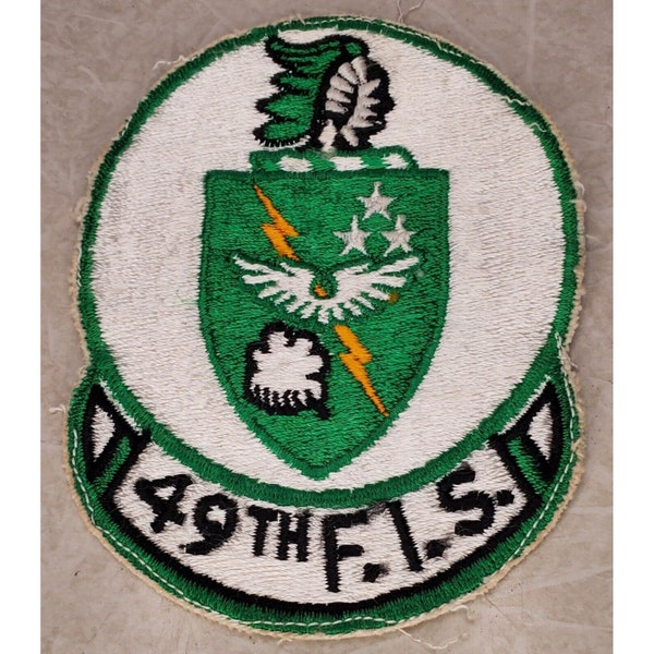 Vietnam WWII USAF Air Force 49th Tactical Fighter Interceptor Sq. F.I.S. Patch 6