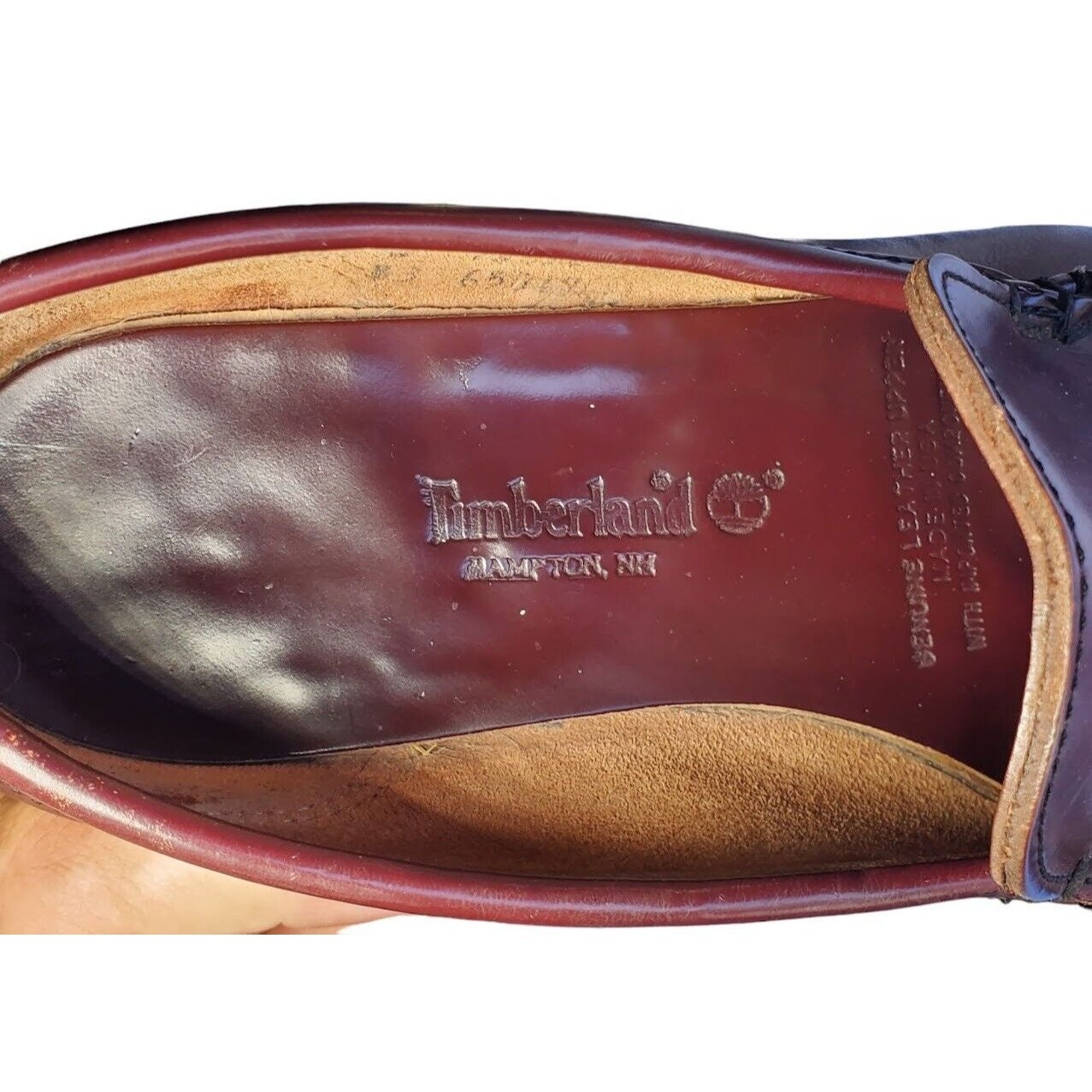 Timberland Men\'s Burgundy Tassel Loafers Mens Burgundy Tassel Loafers | Men main image 3
