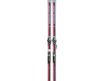 Rossignol Strato Equipe Skis Demo With Look Bindings Vintage Used