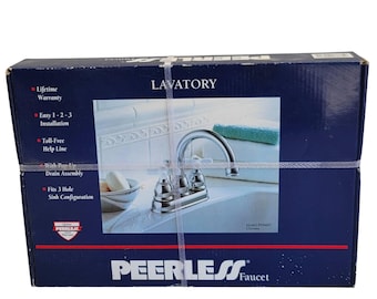 Peerless P99687 Chrome 2 Handle Lavatory Faucet New Old Stock M15