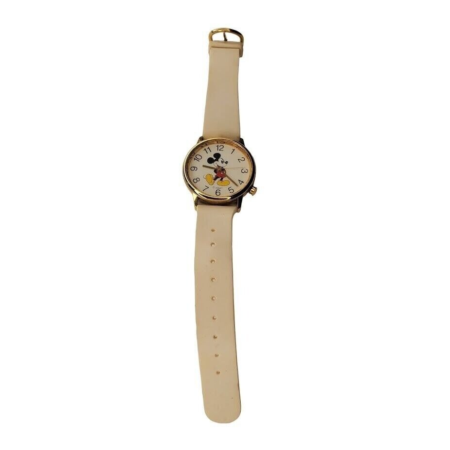 VTG Mickey Mouse Watch Ladies Gold Tone Round Exclusively  display picture 1