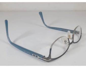 Coach Jackie HC5058 9194 Eyeglasses Frames Blue Silver 49-17-135 w Case M9