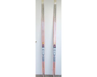 Rossignol Carbon 189cm Cross Country Skis w Bindings Vintage Nordic XC