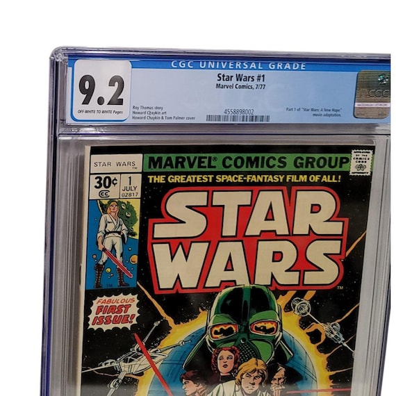 Star Wars #1 CGC 9.2 1977 Marvel Comics Skywalker Vader 30 Cent